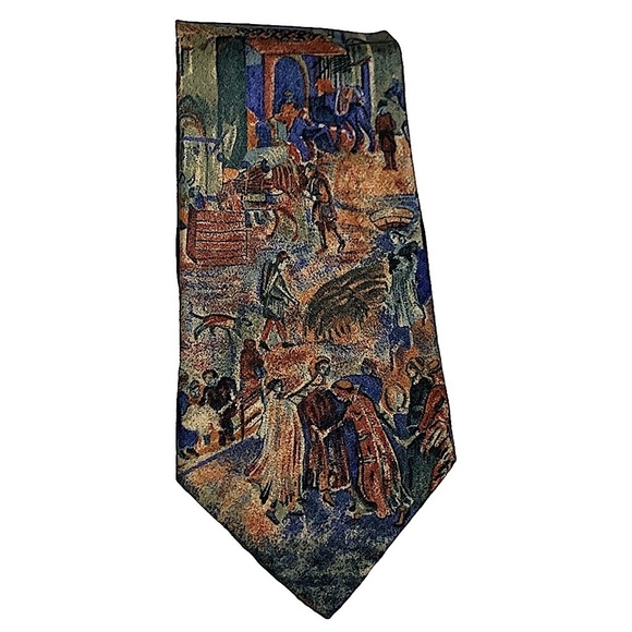 Ermenegildo Zegna Other - 𝅺ERMENEGILDO Zegna Scenic Silk Tie